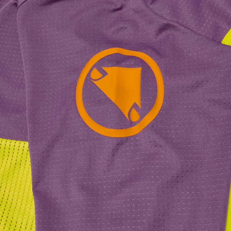 Endura Kids MT500 Burner Long Sleeve Jersey in Yellow-4