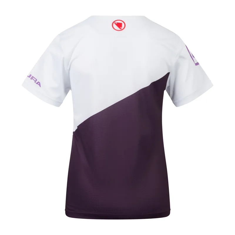 Endura Kids SingleTrack Core Jersey  in Aubergine-1