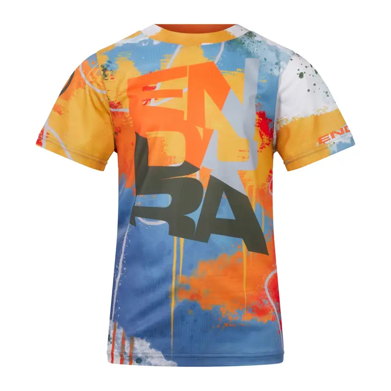 Balfes Bikes Endura Kids SingleTrack Core Tee in Yellow Mustard | Free postage over £30, £10 off first order, price match & 0% finance.