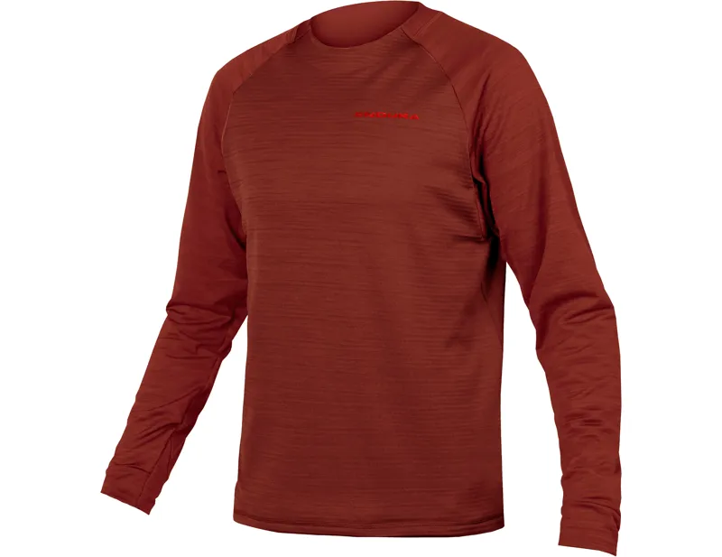 Endura Singletrack Fleece in Brick Red