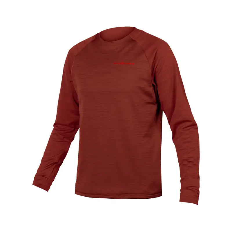 Balfes Bikes Endura Singletrack Fleece in Brick Red | Free postage over £30, £10 off first order, price match & 0% finance.