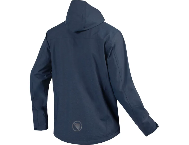 Endura Hummvee Waterproof Hooded Jacket in Ink Blue-1