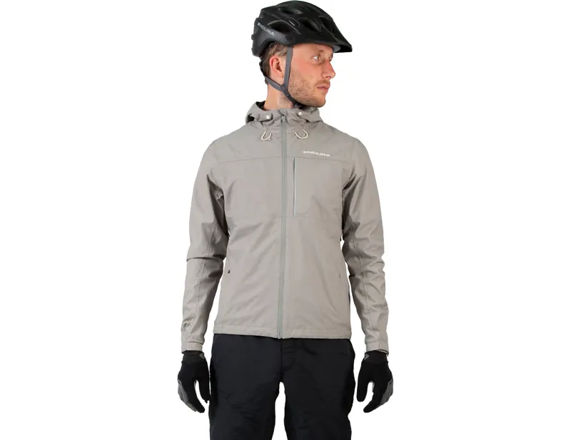 Endura Hummvee Waterproof Hooded Jacket in Fossil -2