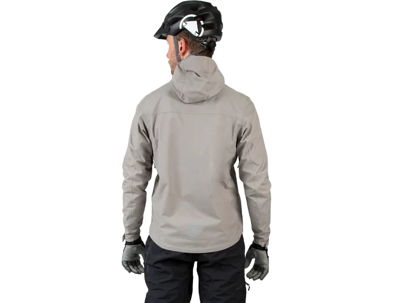 Endura Hummvee Waterproof Hooded Jacket in Fossil -3