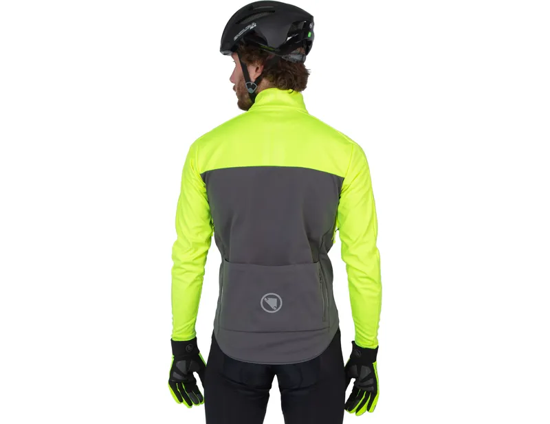 Endura Windchill Jacket II in Hi-Viz Yellow -2