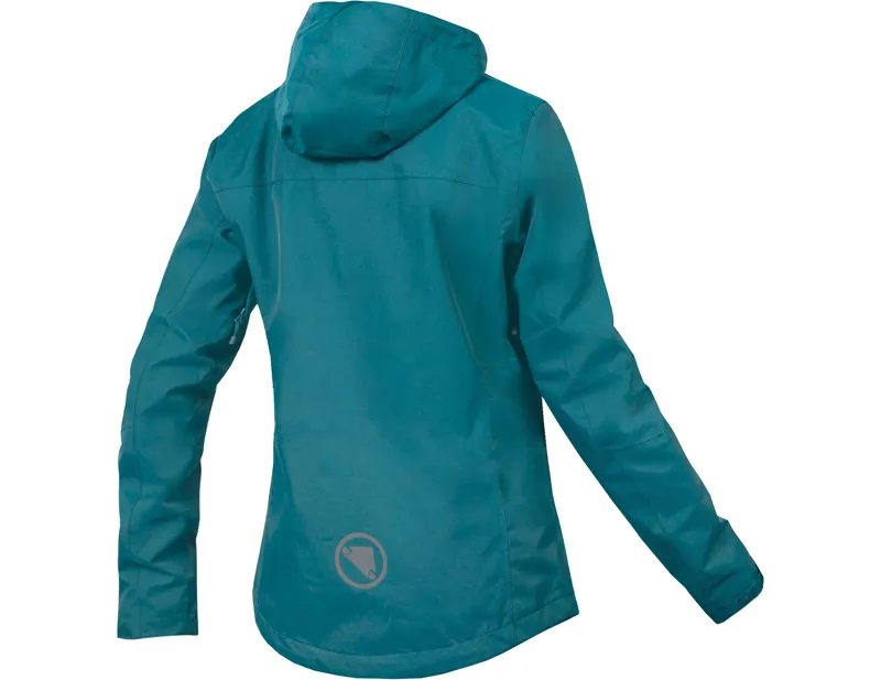 Endura Women's Hummvee Waterproof Hooded Jacket in Teal-1