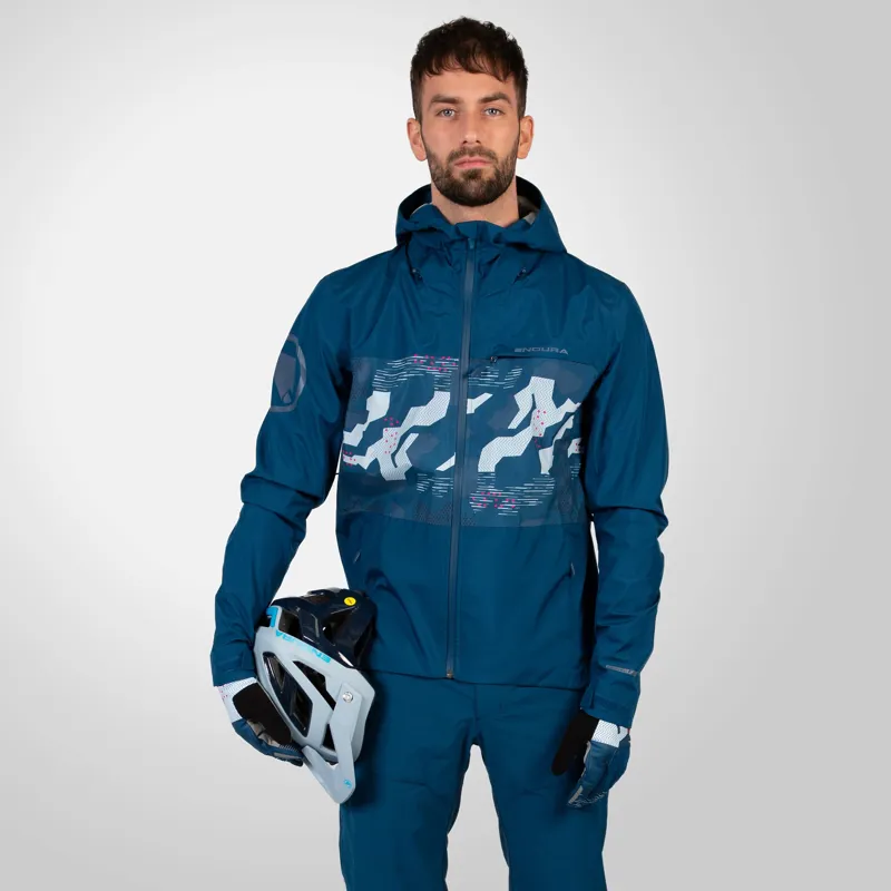 Endura SingleTrack Jacket II in Blueberry-2