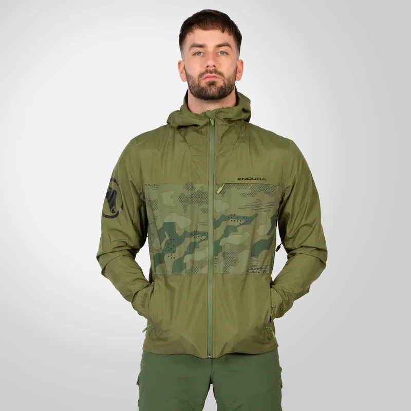 Endura SingleTrack Jacket II in Olive Green-2