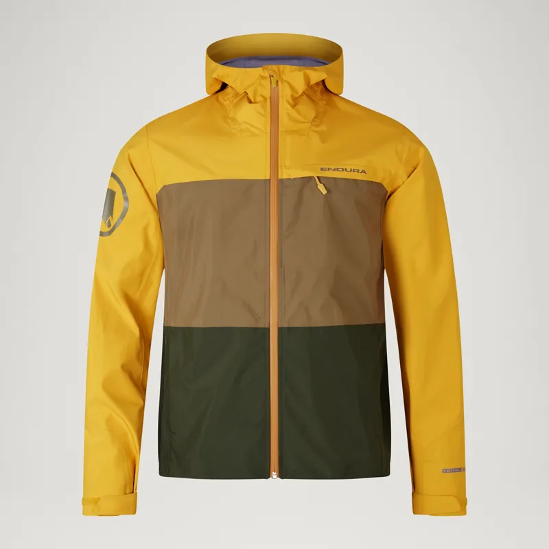 Endura SingleTrack Jacket II in Yellow Mustard-3