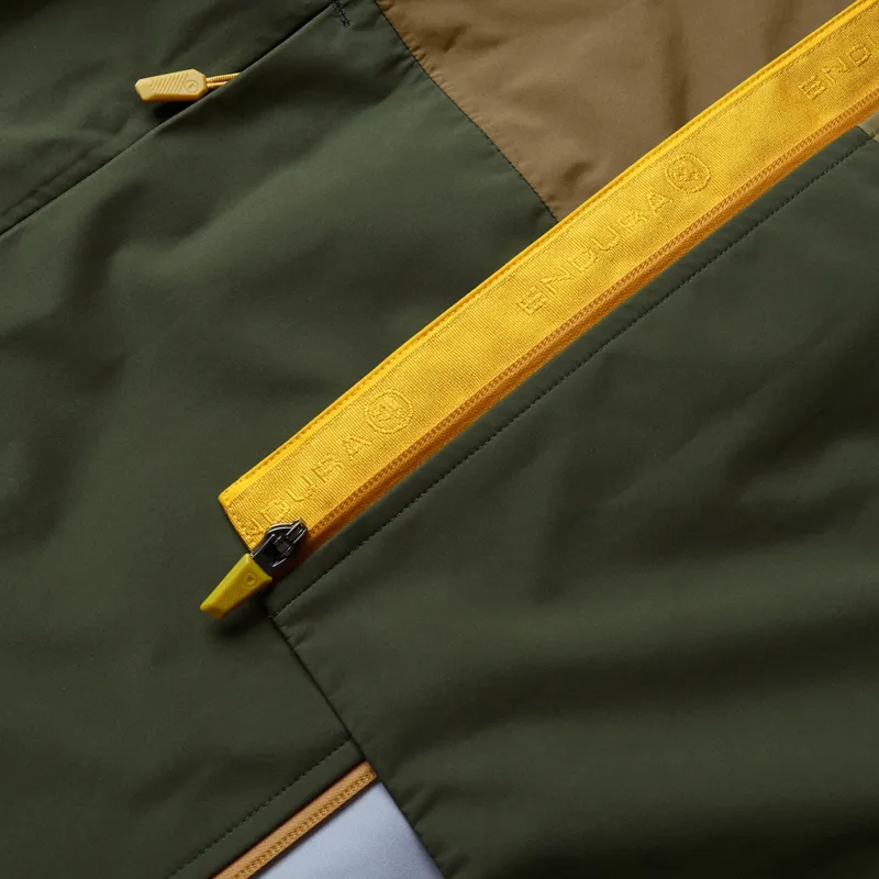 Endura SingleTrack Jacket II in Yellow Mustard-1
