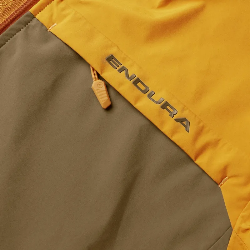 Endura SingleTrack Jacket II in Yellow Mustard-2