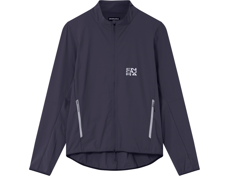 Endura Alltrack Ride Packable Trail Jacket in Blue/Carbon Grey
