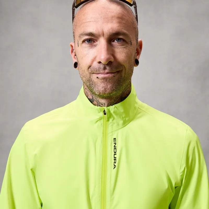 Endura Loop Rout Waterproof Jacket in After Glow Green-6