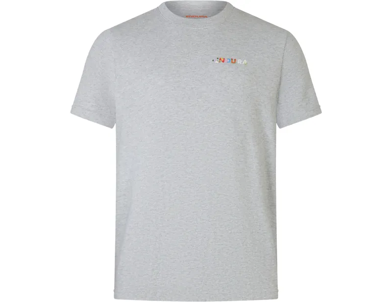 Endura Pedal Power Graphic Tee in Wildflower Grey