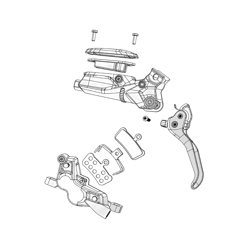 Balfes Bikes Sram SRAM Disc Brake carbon Lever Blade Kit in black - Level Ultimate Stealth C1 | Free postage over £30, £10 off first order, price match & 0% finance.