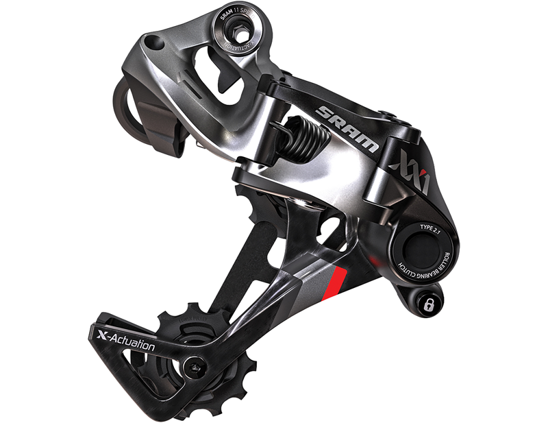 Balfes Bikes Sram SRAM XX1 Rear Derailleur - Type 2.1 - 11 Speed in red/greay/black | Free postage over £30, £10 off first order, price match & 0% finance.