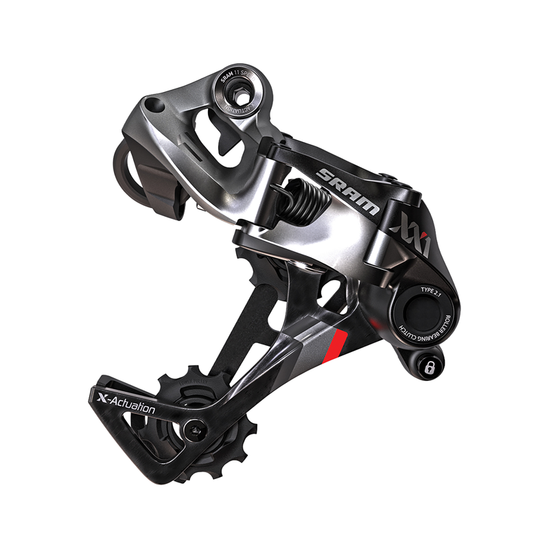 Balfes Bikes Sram SRAM XX1 Rear Derailleur - Type 2.1 - 11 Speed in red/greay/black | Free postage over £30, £10 off first order, price match & 0% finance.
