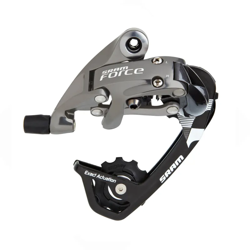 SRAM Force Road Rear Derailleur Wifli Medium Cage 10 speed in Silver/Black