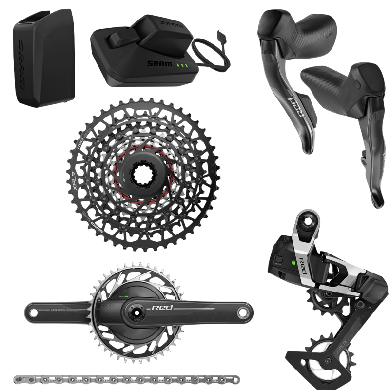 Balfes Bikes Sram SRAM RED AXS XPLR E1 Power Meter Groupset | Free postage over £30, £10 off first order, price match & 0% finance.