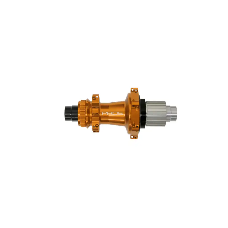 Balfes Bikes Hope Pro 5 Rear Centre Lock S/Pull 24H 142 x 12mm Shimano HG Steel Hub in Orange | Free postage over £30, £10 off first order, price match & 0% finance.