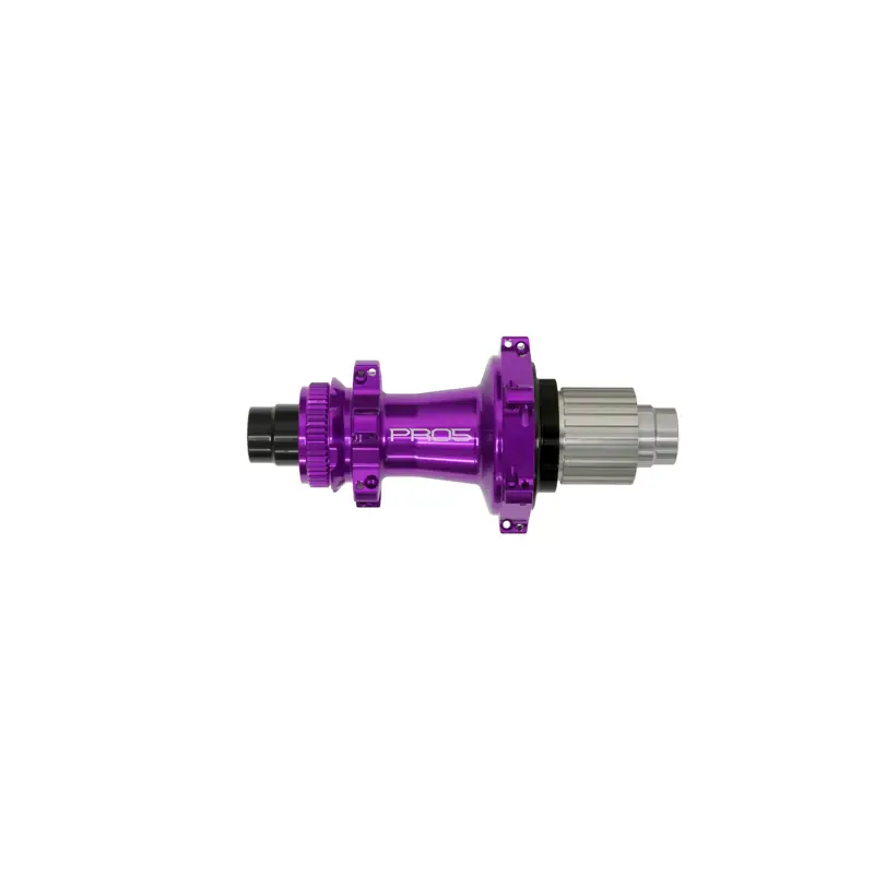 Balfes Bikes Hope Pro 5 Rear Centre Lock S/Pull 24H 142 x 12mm Shimano HG Steel Hub in Purple | Free postage over £30, £10 off first order, price match & 0% finance.