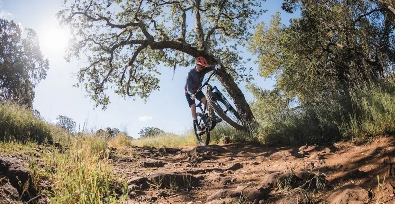 Marin Rift Zone EL XR Electric Full Suspension Mountain Bike 2026 in Tan Brown-4