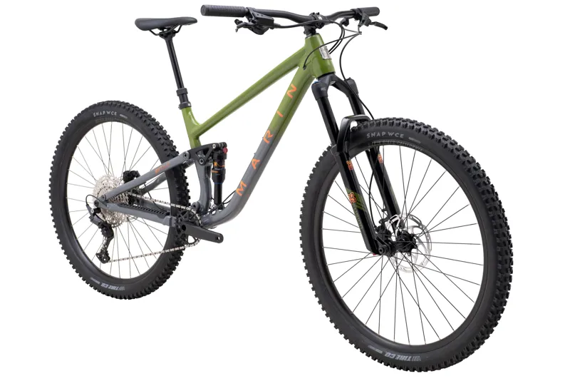 Marin Rift Zone 1 29 Inch Full Suspension Mountain Bike 2025 in Green/Grey-1