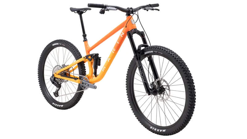 Marin Rift Zone XR 29 Inch Wheel AXS Full Suspension Mountain Bike 2026 in Orange/Yellow-1