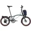 Brompton Electric G Line with Roller Frame 4 Speed Folding Bike 2027 in Lake Grey
