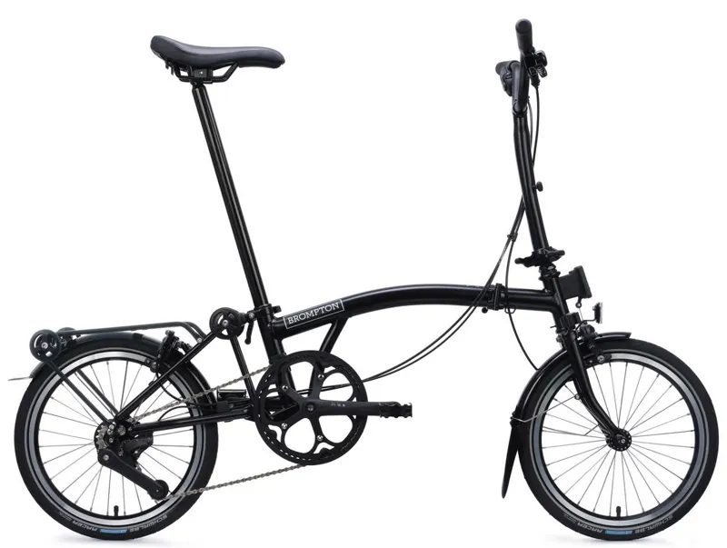 Brompton C Line 12-Speed SuperRoll Folding Bike 2027 in Matt Black