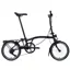 Brompton C Line 12-Speed SuperRoll Folding Bike 2027 in Matt Black