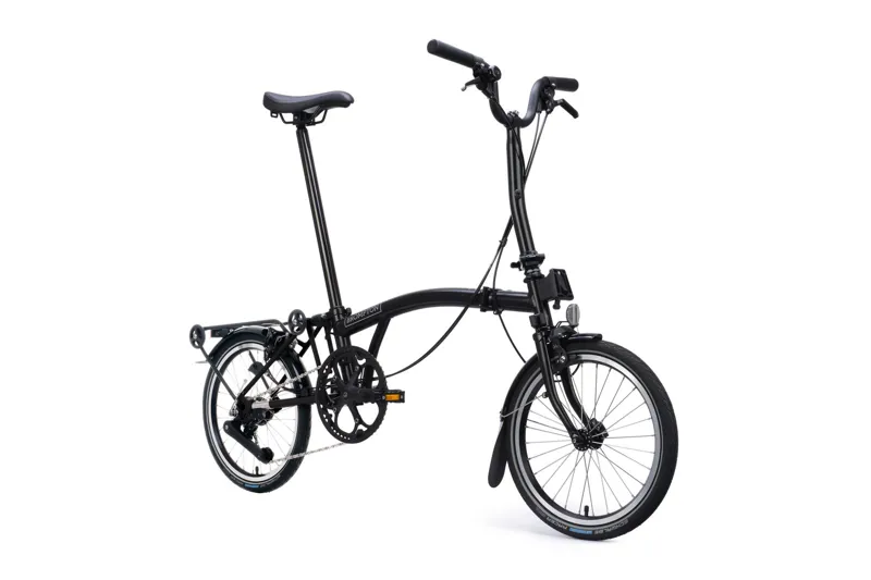 Brompton C Line 12-Speed SuperRoll Folding Bike 2027 in Matt Black-3