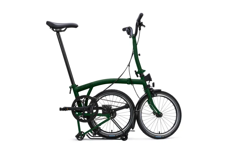 Brompton C Line 12-Speed SuperRoll Folding Bike 2027 in Racing Green-3