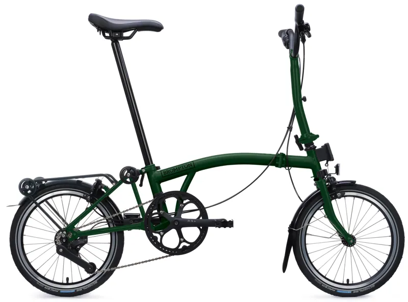 Brompton C Line 12-Speed SuperRoll Folding Bike 2027 in Racing Green