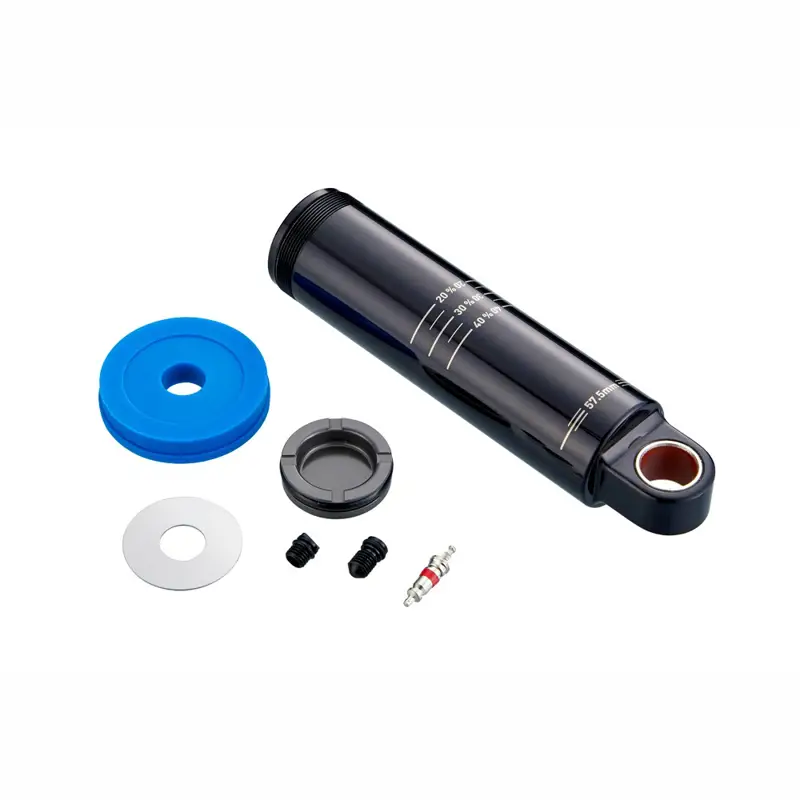 Balfes Bikes RockShox Spare - Rear Shock Spare Parts Damper Body/IFP Standard Eyelet 57.5mm Includes Damper Body IFP Valve Core 7.5mm Travel Spacer and Caps - Delu | Free postage over £30, £10 off first order, price match & 0% finance.