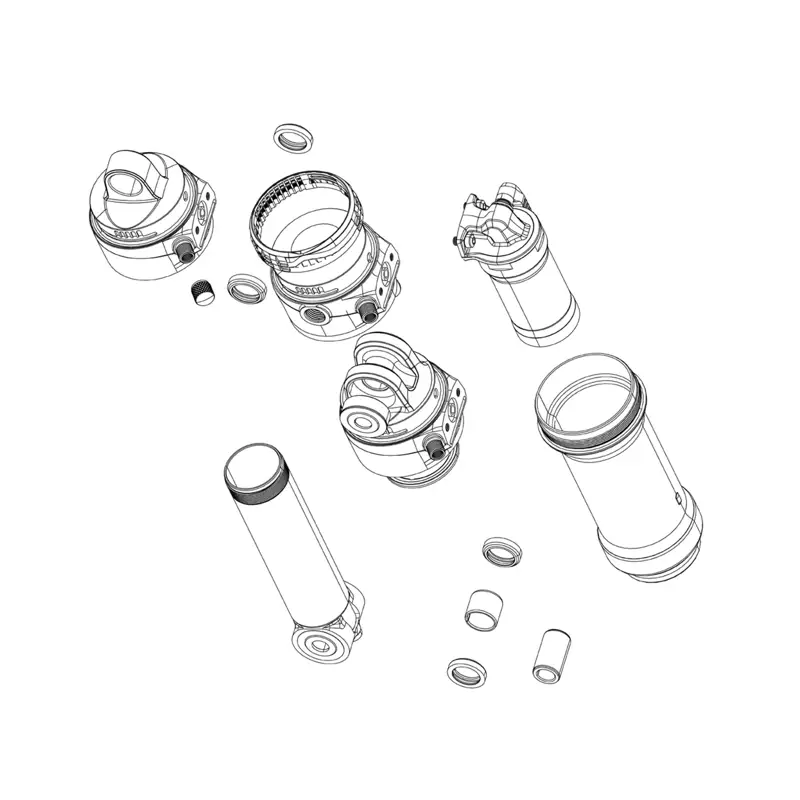 Balfes Bikes Sram RockShox Spare - Schrader Air Cap - Includes Cap And O-Ring - RockShox Universal Air Cap F | Free postage over £30, £10 off first order, price match & 0% finance.