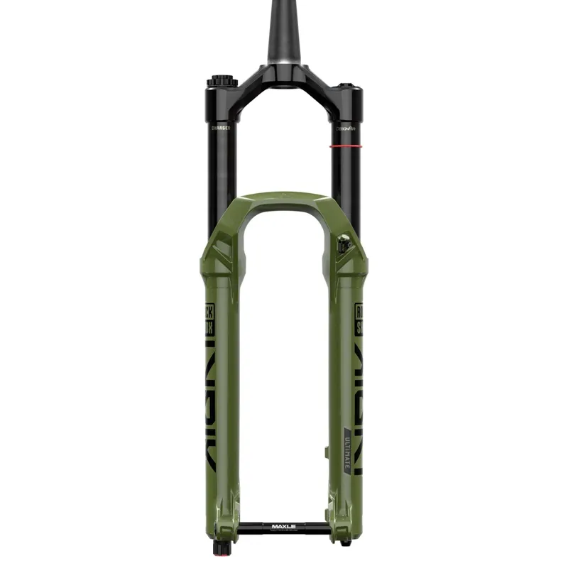 Rockshox Fork Lyrik Ultimate Charger 3.1 RC2 - 27.5in 37 Offset D2 in Green-1