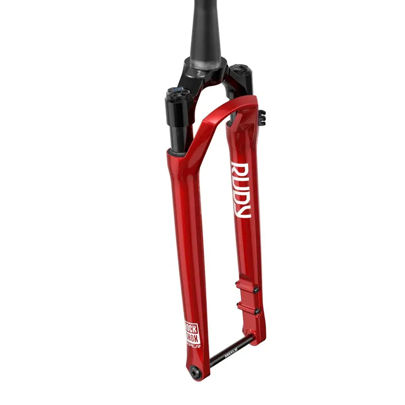 Balfes Bikes RockShox Fork Rudy Ultimate Race Day 2 - Crown 700C 12X100 Tapered Soloair Includes Fender Star Nut Maxle Stealth A3 ELECTRIC RED | Free postage over £30, £10 off first order, price match & 0% finance.