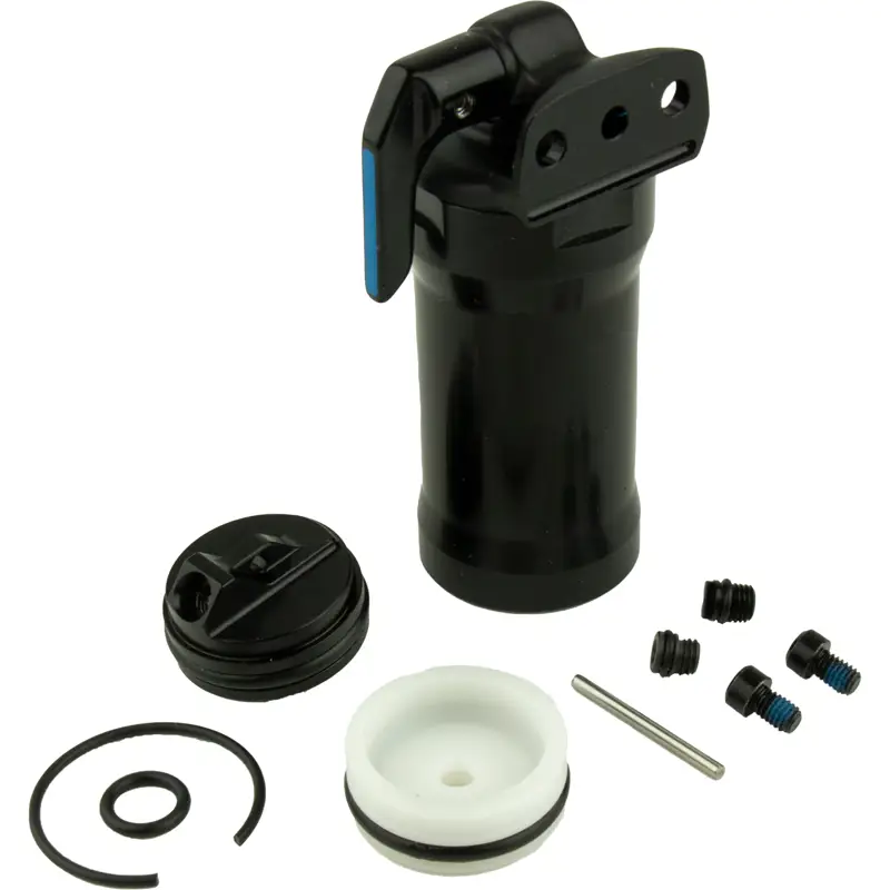 Balfes Bikes RockShox Rockshox Rear Shock Reservoir Assembly - 62mm 380 Lock Includes Reservoir Internals- Super Deluxe Air/Coil RT A1+ 37.5-65 | Free postage over £30, £10 off first order, price match & 0% finance.