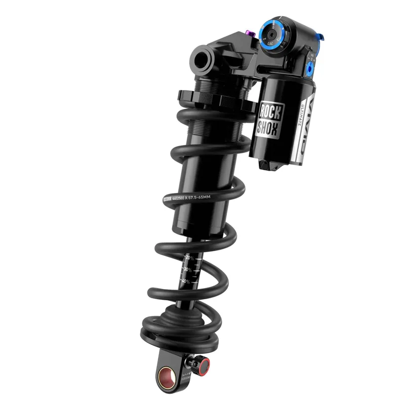 RockShox Rear Shock Vivid Coil Ultimate RCT2 REB55 COMP34 Standard Bearing D1 in Black-1