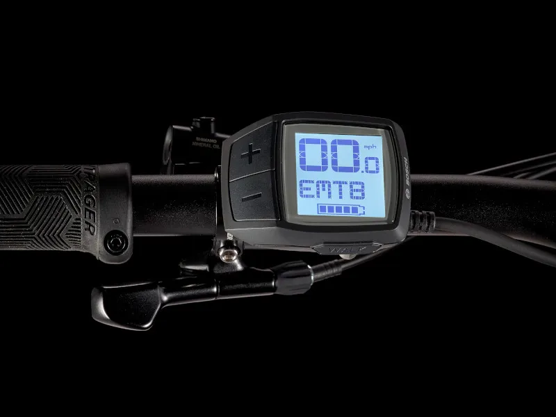 Trek Rail 9.5 Deore 625wh Full Suspension Electric MTB 2023 in Factory Orange/Lithium Grey-4