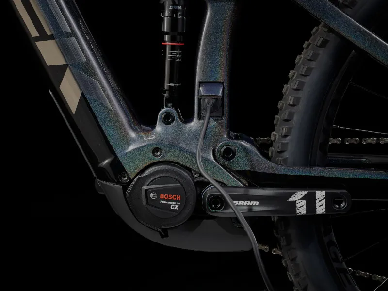 Trek Rail 9.8 Gx Electric Full Suspension Mountain Bike 2023 in Black-2