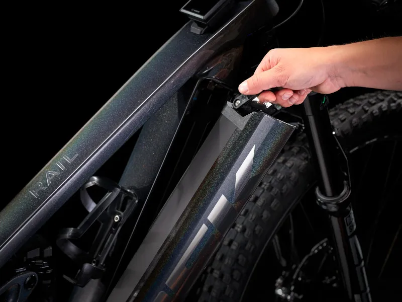 Trek Rail 9.8 Gx Electric Full Suspension Mountain Bike 2023 in Black-3