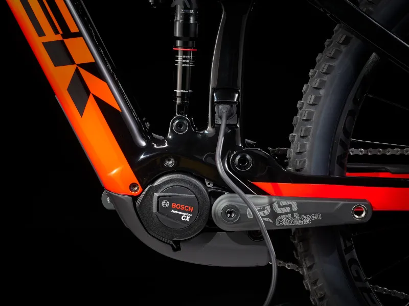 Trek Rail 9.8 XT Gen 3 Electric Full Suspension Mountain Bike 2023 in Black-2