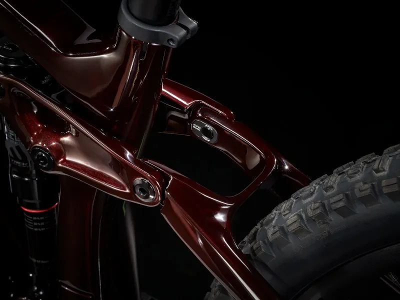 Trek Rail 9.8 XT Gen 3 Electric Full Suspension Mountain Bike 2023 in Red-5