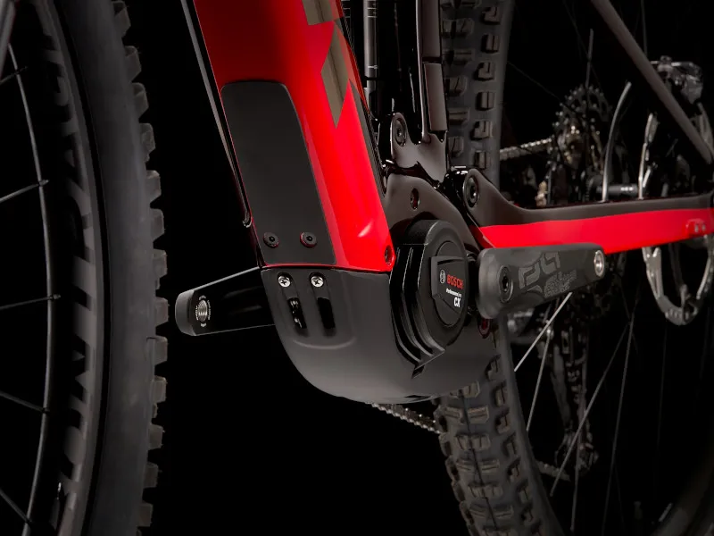 Trek Rail 9.8 XT Gen 3 Electric Full Suspension Mountain Bike 2023 in Red-7