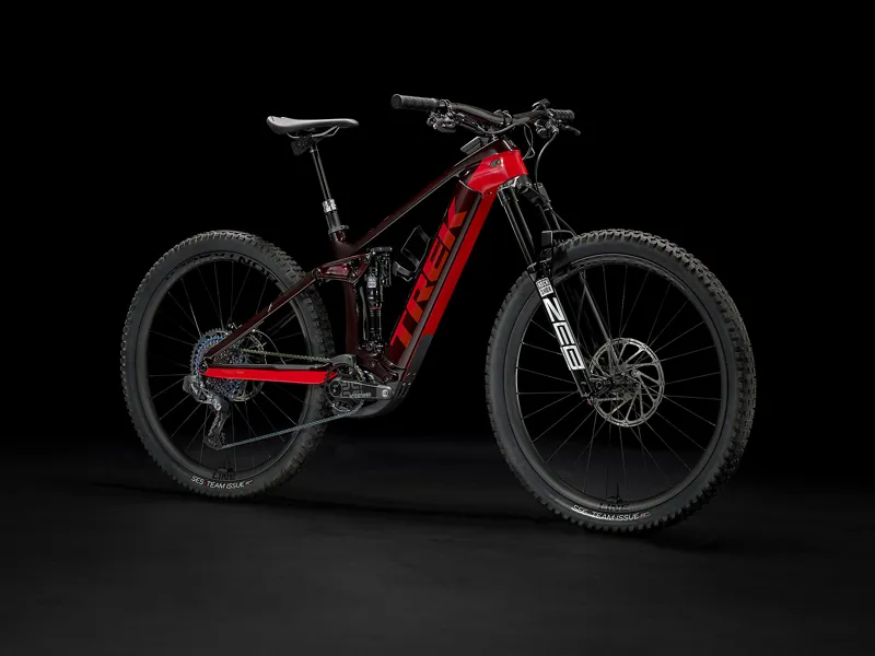 Trek Rail 9.9 XX1 AXS Full Suspension Electric Mountain Bike 2023 in Carbon Red Smoke-1