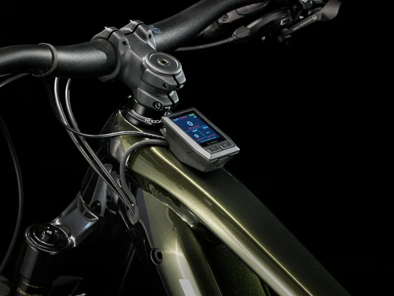 Trek Rail 9 GX 625wh Full Suspension Electric MTB 2022 in Black Olive/Trek Black-10