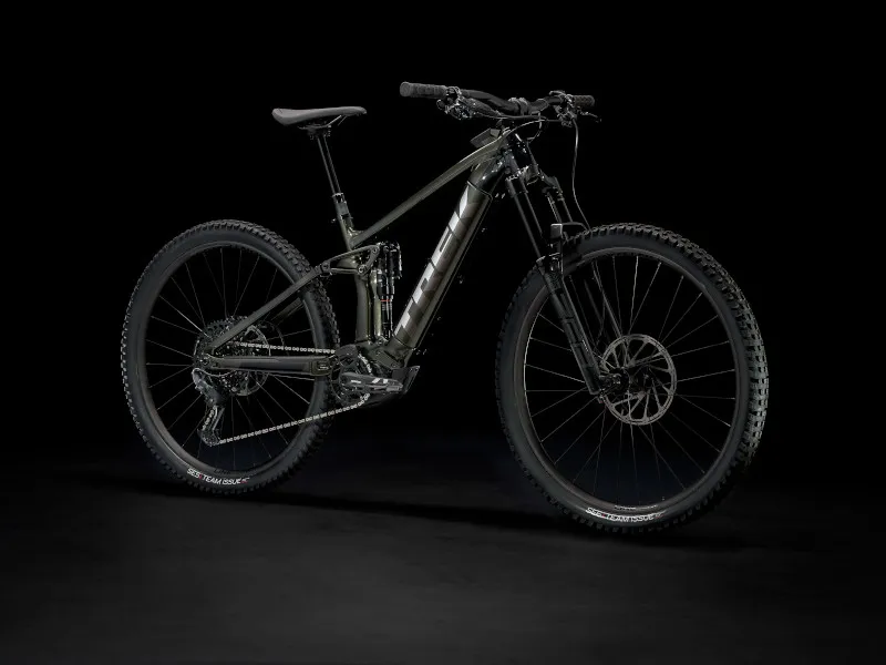 Trek Rail 9 GX 625wh Full Suspension Electric MTB 2022 in Black Olive/Trek Black-11