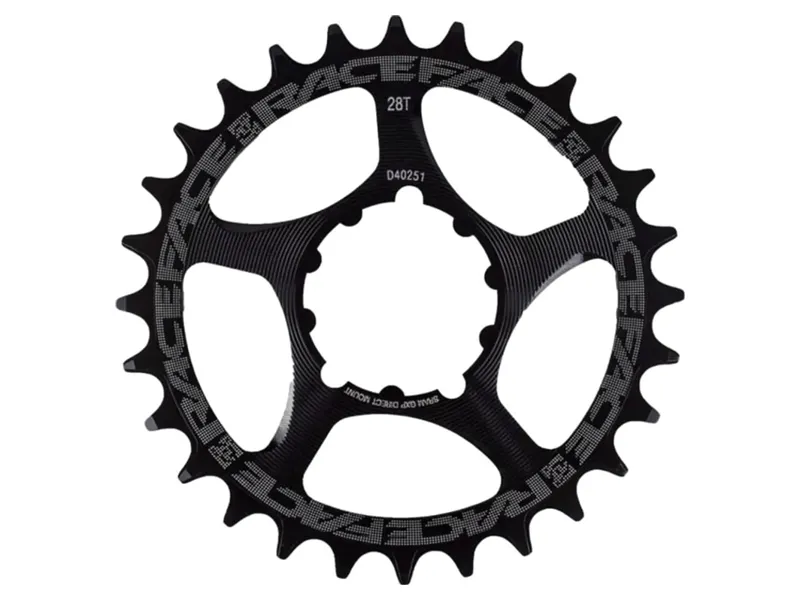 Race Face Direct Mount Chainring 3 Bolt Compatible 30t in Black